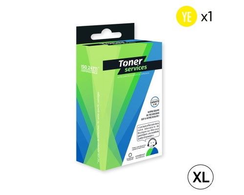 Compatible Epson 34XL/T3474 Cartouche Jaune C13T347440 (Balle de Golf)