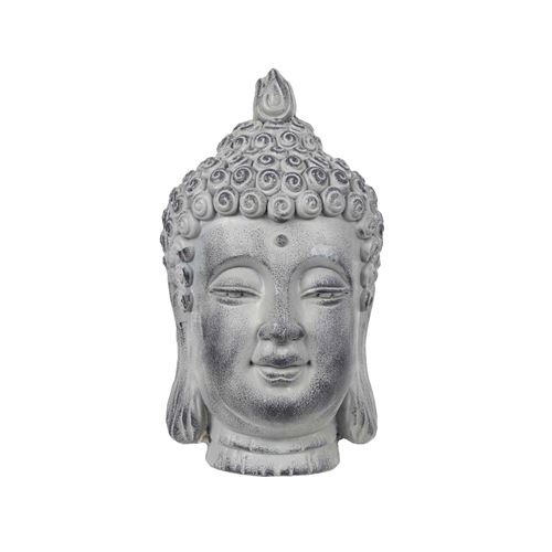Sweeek Figurine tête de bouddha statuette en magnesia H42cm