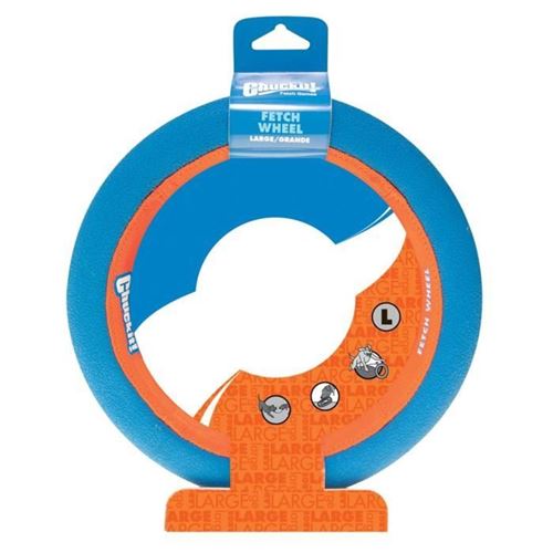 Comparer les prix de CHUCKIT! Jouet Fetch wheel L 24x5cm - Pour chien