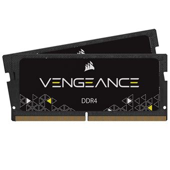 CORSAIR Vengeance - DDR4 - kit - 16 Go: 2 x 8 Go - SO DIMM 260 broches - 2933 MHz / PC4-23400 - CL19 - 1.2 V - mémoire sans tampon - non ECC - 1