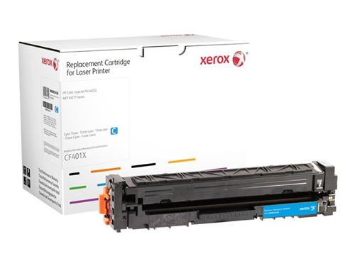 Xerox - Cyan - compatible - cartouche de toner (alternative pour : HP CF401X) - pour HP Color LaserJet Pro M252dn, M252dw, M252n, MFP M274n, MFP M277c6, MFP M277dw, MFP M277n