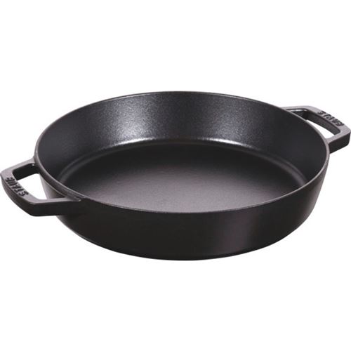 Staub - Poêle avec 2 poignées - Fonte - 26 cm - Noir - Image 2