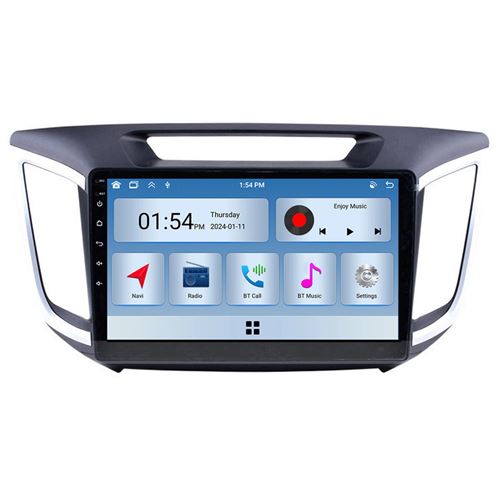 Autoradio RoverOne® Bluetooth CarPlay 2 Din 6Go RAM 128Go ROM pour Hyundai Creta IX25 2015-2019