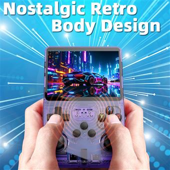 64G - Purple 64G - Console de jeu vidéo rétro R36S, système Linux - Jeux vidéo