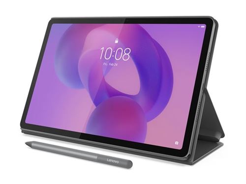 Lenovo Idea Tab ZAFR - Tablette - 128 Go UFS card - 11" IPS (2560 x 1600) - Logement microSD - gris luna