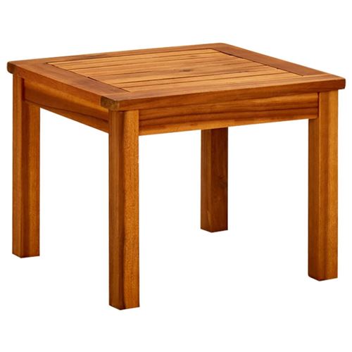 VIDAXL - Table basse de jardin - Bois d'acacia - 45x45x36 cm - Image 3