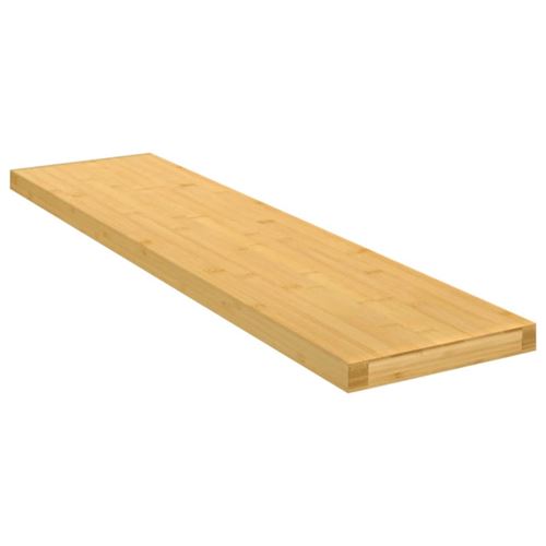 Vidaxl Étagère Murale 80X20x2,5 Cm Bambou - Image 3