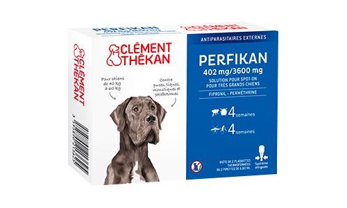 Comparer les prix de Clément Thékan Perfikan - Répulsifs pour insectes - pour chiens - 6,6 ml - pack de 4