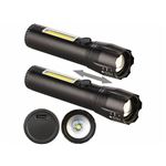 Lampe Torche Maglite ML300L LED 524 Lumens – Argent, 2 Piles D, Étanche IPX4