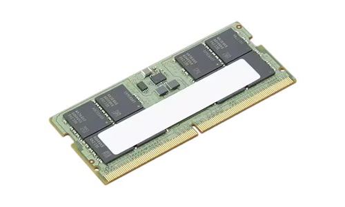 Lenovo ThinkPad - DDR5 - module - 32 Go - SO DIMM 262 broches - 5600 MHz / PC5-44800 - vert - pour Legion T5 26; ThinkCentre M70q Gen 5; M90q Gen 5; ThinkPad L14 Gen 5; P14s Gen 5