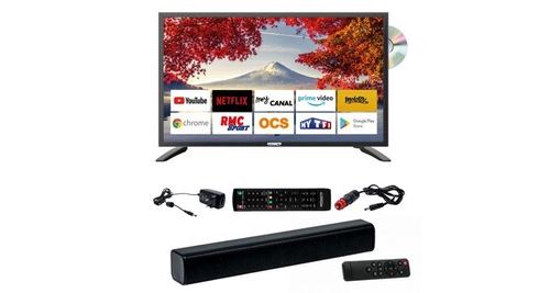 Antarion tv led 19 48cm smart connect dvd intégré barre de son 30w