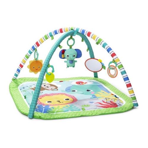Bright Starts Tapis D'Éveil Et D'Activités Jungle Vert, 5 Jouets