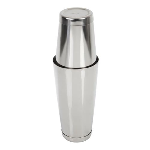 Shaker à Cocktail Boston BarBits - 800 Ml Et 530 Ml En Acier Inoxydable, Base Lestée