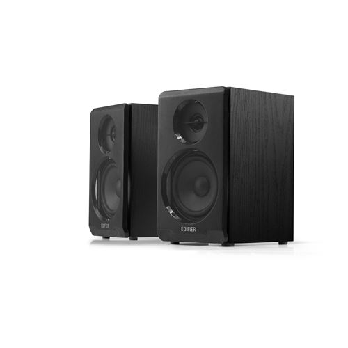 Edifier R33Bt Actifs Bookshelf Bluetooth Haut-Parleurs, Noir - Paire