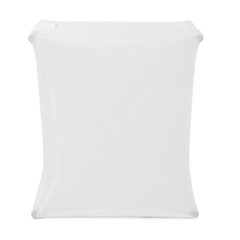 Cache pou Supportd Clavier en Canevas Blanc par Gear4music - 1