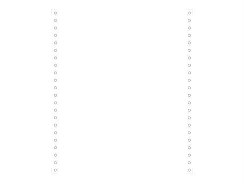 Exacompta - Blanc - Rouleau (27,9 cm x 6,09 m) - 60 g/m² - 1 rouleau(x) papier uni