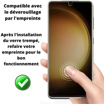Lot de 3 + 2] Protecteur d'écran compatible avec Samsung Galaxy S22 5G -  6,1 pouces, Lot de 3 écrans en verre trempé