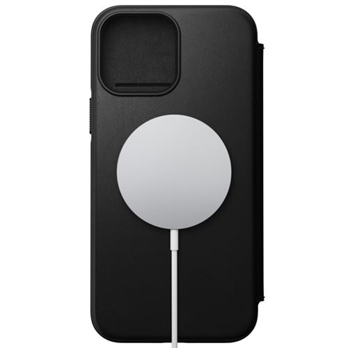 Étui Moderne By Nomad Pour iPhone 13 Pro Max Cuir Horween Porte cartes Noir
