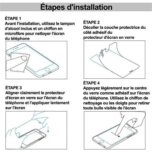 Film de protection d'écran pour Blackview A55 Pro, 6.53 pouces, en