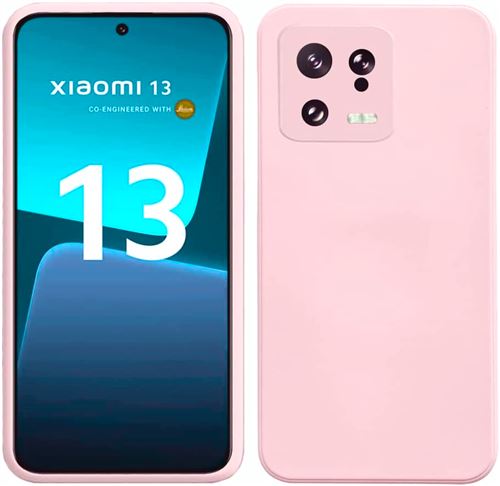 Coque Silicone Rose + Verre Trempe Pour Xiaomi 13 Little Boutik©