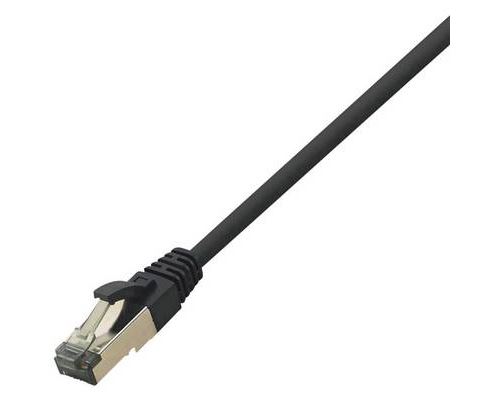 LogiLink CQ8043S RJ45 Câble réseau, câble patch CAT 8.1 S/FTP 1.50 m noir sans halogène