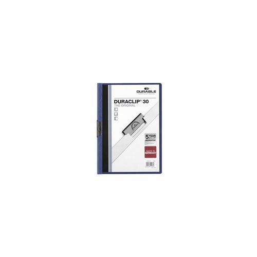 Non Communiqué Bleu Durable Duraclip 30 Protège Documents Pvc Transparent