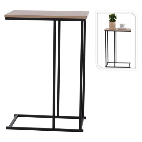 Home&styling - Tavolino Con Piano Mdf Naturale, Nb1510080, Basics