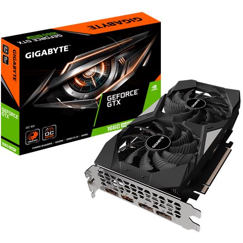  Gigabyte GeForce GTX 1660 SUPER OC 6G - OC Edition - carte graphique - GF GTX 1660 SUPER - 6 Go GDDR6 - PCIe 3.0 x16 - HDMI, 3 x DisplayPort 