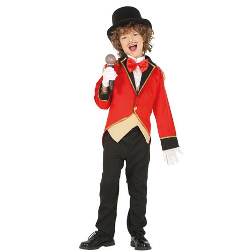 D&eacute;guisement - NO NAME - Directeur de Cirque - Rouge/Blanc - Enfant - Normes UE