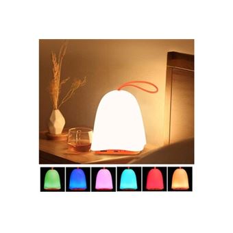 Haut-parleur bluetooth orangesans fil portable tactile led veilleuse portable intelligent - 1