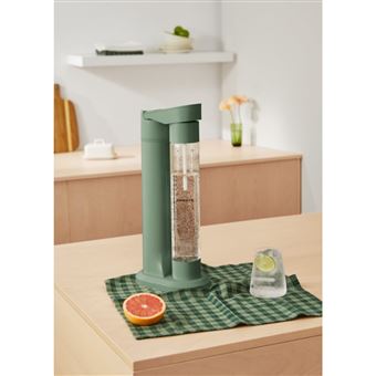 SODA MAKER STUDIO - Machine à eau gazeuse 1L - Sauge - 1