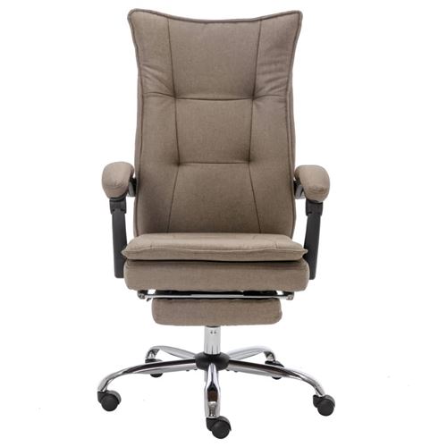Non Communiqué Taupe Vidaxl Chaise De Bureau Tissu