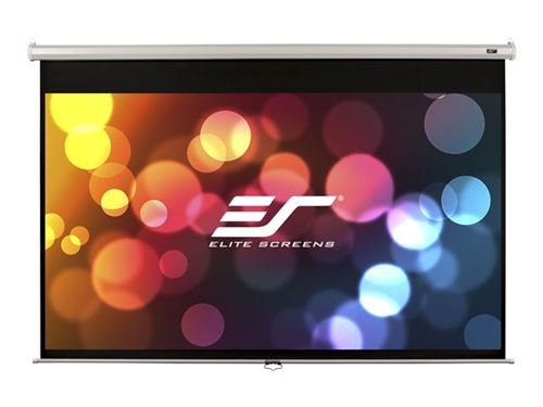 Elite Screens Manual Series M119XWS1 - Écran de projection - 119 (302 cm) - 1:1 - MaxWhite - blanc