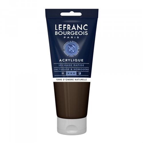 Lefranc Bourgeois - Peinture - peinture acrylique - ombre - semi-opaque - satin - fine - 200 ml