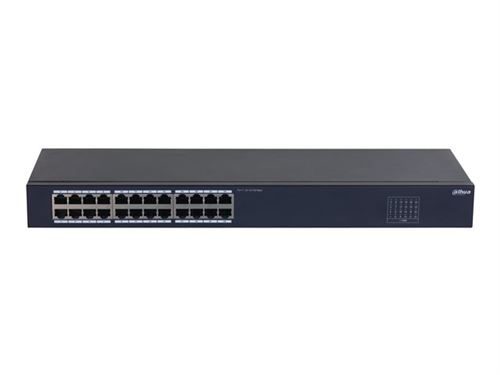 Dahua SF1024 - Commutateur - non géré - 24 x 10/100 Base-T - de bureau, Montable sur rack