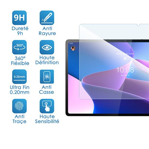 Karylax - Protection d'écran en Verre Trempé, Dureté 9H pour Tablette Lenovo  Tab P11 Plus 2021 (TB-J616F) - Protection d'écran pour tablette - Achat &  prix