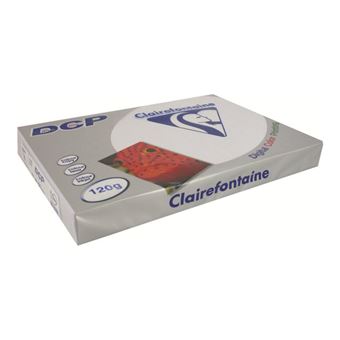 Clairefontaine DCP - Ultra blanc - A4 (210 x 297 mm) - 120 g/m² - 250 feuille(s) papier uni