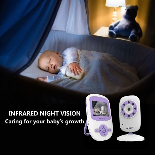 Annew Babyphone 5 Lcd Bebe Moniteur Camera Video Bebe Surveillance 2 4 Ghz Audio Bidirectionnelle Vox Vision Nocturne Berceuses Capteur De Temperature Extensible A 4 Cameras Bebe Puericulture Babyphones Ram Mount Co Uk
