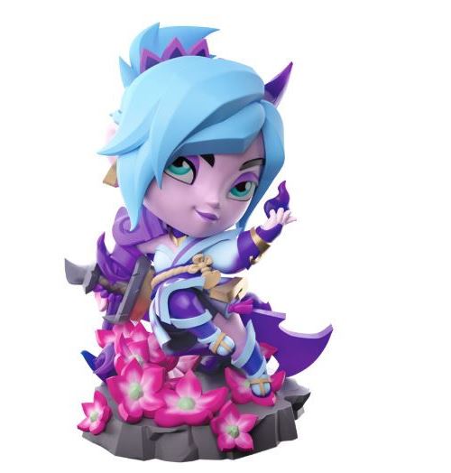Figurine League Of Legends 24 Series 3 - Spirit Blossom Riven
