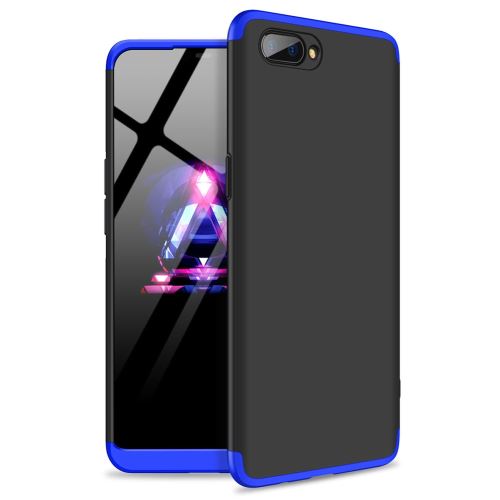 Coque en TPU détachable 3-pièces matte dur bleu/noir pour votre Huawei Honor View 20/Honor V20
