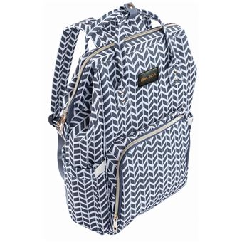 Luni Sac A Dos A Langer Pour Bebe Unisexe Maman Papa Mommy Bag Sac A Couches Multiples Poches Rangement A Biberons Gris Accessoires Poussettes Achat Prix Fnac