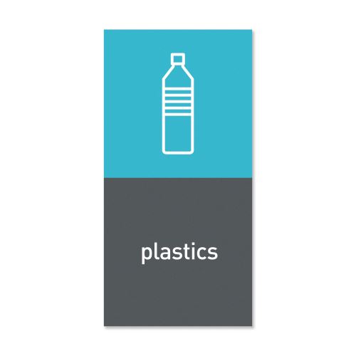 simplehuman Étiquette De Poubelle Magnétique « Plastics »