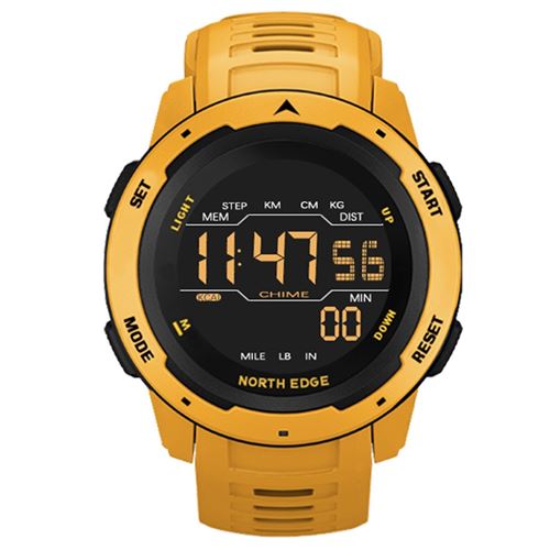 Montre connectée NORTH EDGE Mars jaune