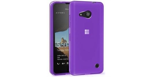 Microsoft Lumia 550 Etui Coque de protection Ultra Fine Silicone Jelly - Violet