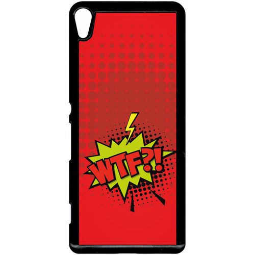 Coque Sony Xperia Xa Wtf Fond Rouge