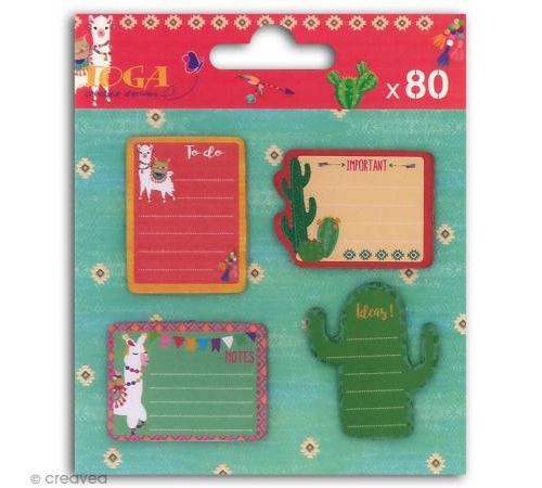 Notes repositionnables Toga - Oh Lamaa - 80 pcs