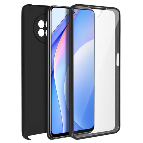 Coque pour Xiaomi Mi 10T Lite Arrière Rigide et Avant Souple Antichoc noir
