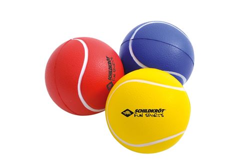 Donic Schildkröt balle réglé 7 cm 3 pièces rouge / jaune / bleu