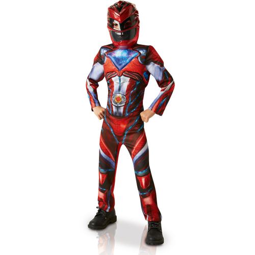 Déguisement Luxe Power Rangers Movie Rouge : 3-4 ans Rubie's