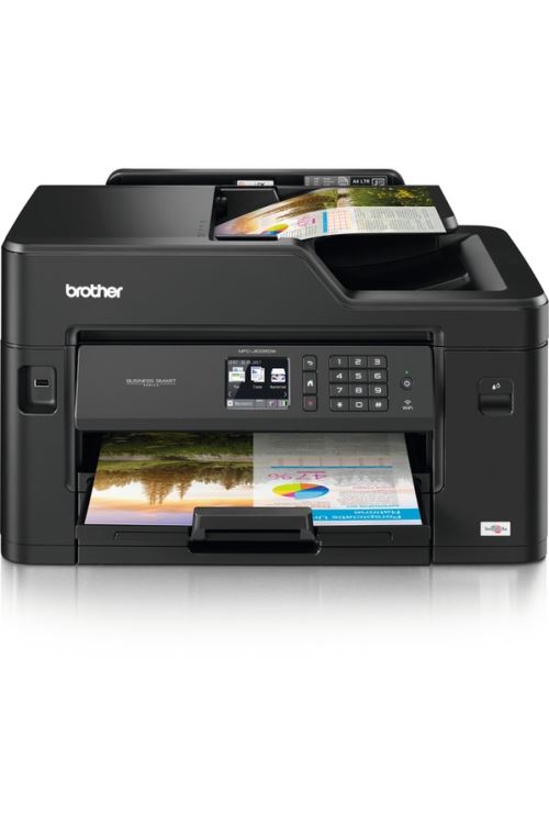 Brother MFC-J5335DW - Imprimante multifonctions - couleur - jet d'encre - Legal (216 x 356 mm) (original) - A3/Ledger (support) - jusqu'à 12 ppm (copie) - jusqu'à 22 ppm (impression) - 250 feuilles - 14.4 Kbits/s - USB 2.0, LAN, Wi-Fi(n), hôte USB